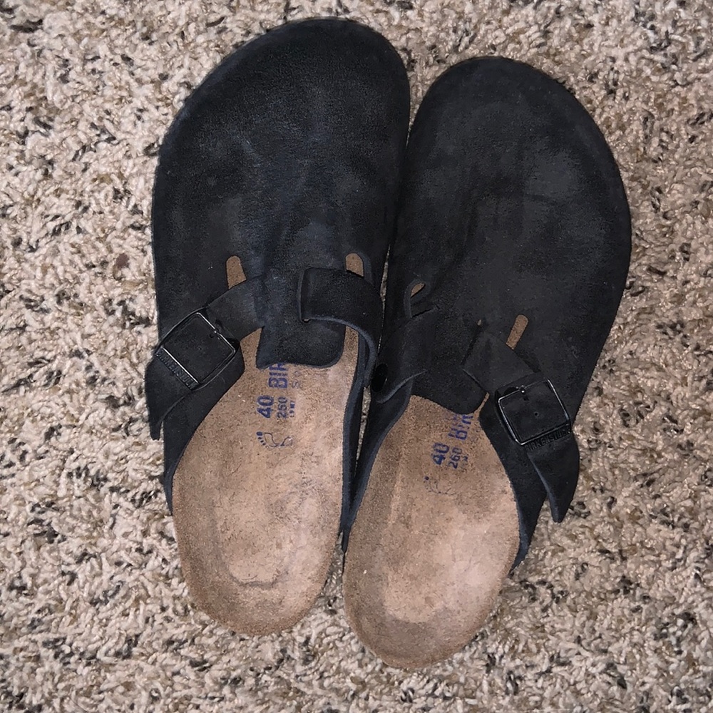 Birkenstock slides. Like new